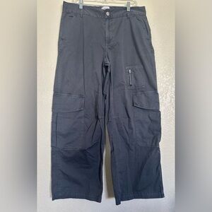 Urban Outfitters BDG Gray High Rise Wide Leg baggy Retro  size 12 Y2K woman’s